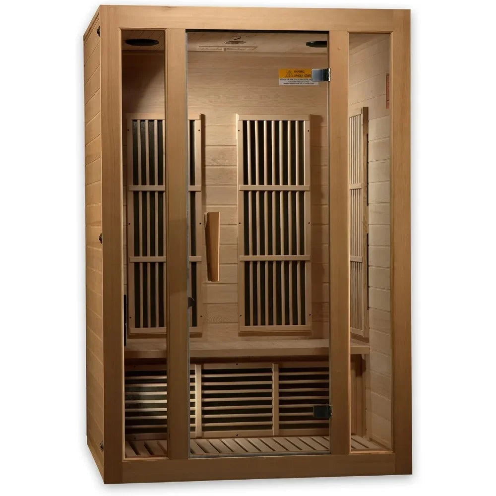 Saunas Far Infrared Sauna for 2 Persons, Hemlock Wood,Saunas