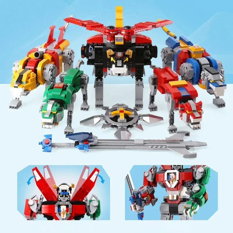 HOT TOY 2334Pcs Ideas  Voltron Defender of The Universe Model Education Model 21311 Building Block Christmas Gifts For Children