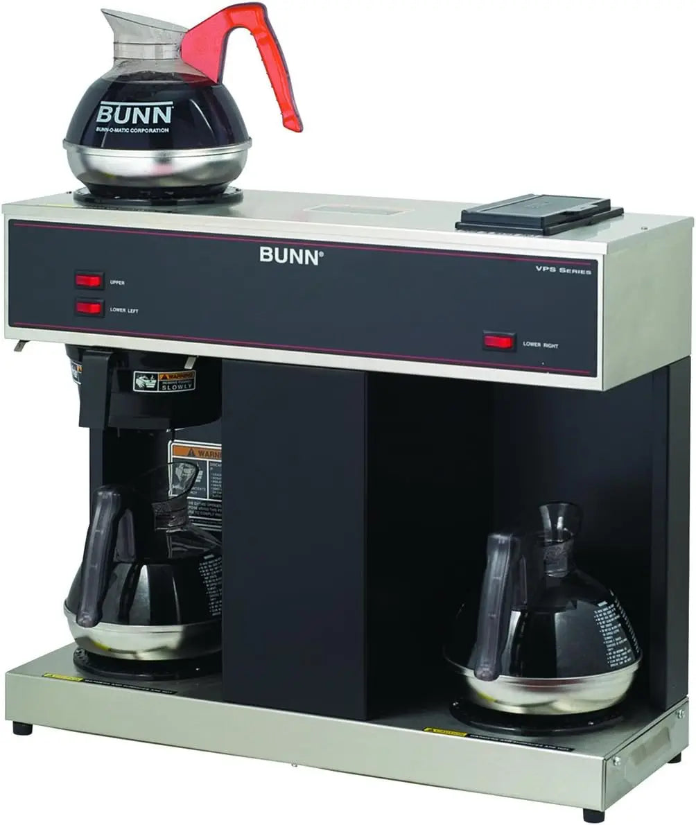 12-Cup Commercial Coffee Brewer, with 3 Warming Stations (120V/60/1PH)