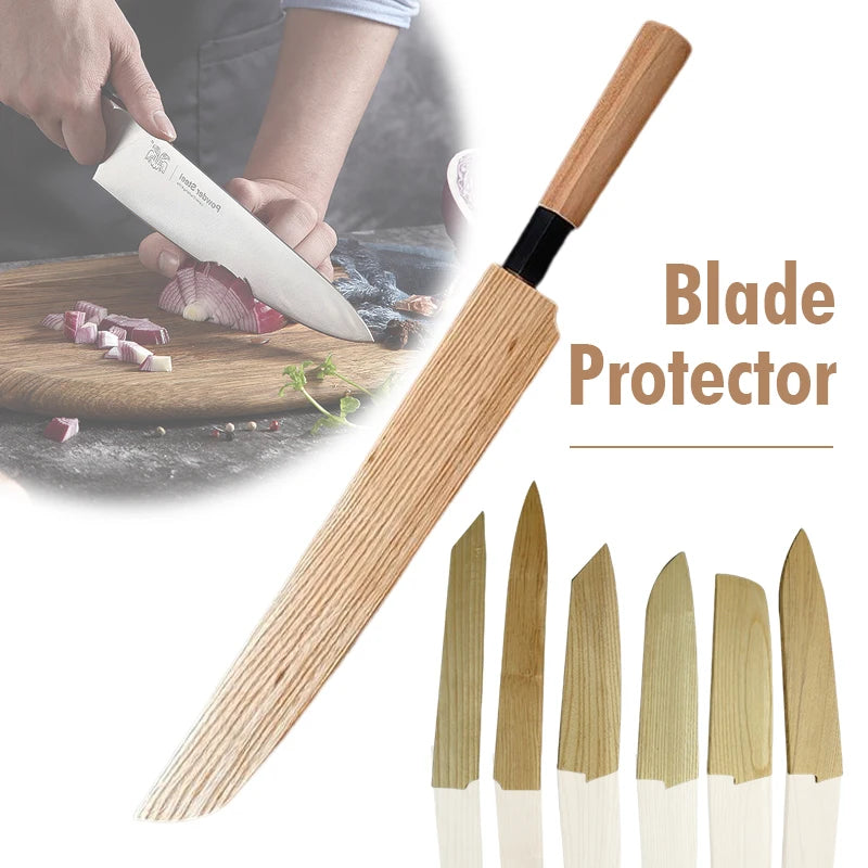 Magnetic Wooden Kitchen Knife Scabbard Japanese Yanagiba Fish Cutter Scabbard Of Sushi Special Knife Protector Blade Holder