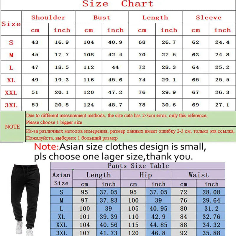 New Fashion Tracksuit For Men Hoodie Fitness Gym Clothing Men Running Set Sportswear Jogger Men'S Tracksuit Winter Suit Sports