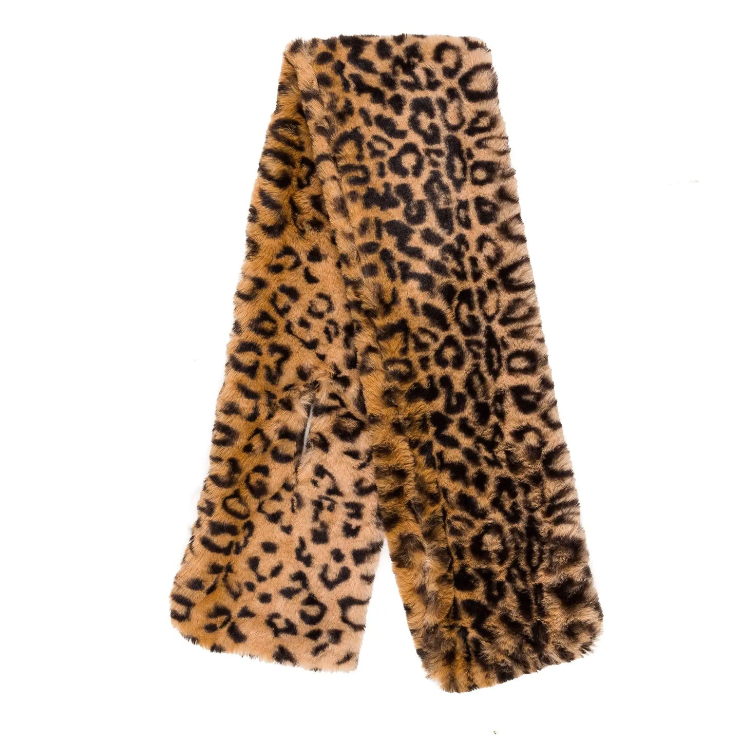 Fur Collar Scarf for Women Faux Fur Leopard Scarves Neck Shrug for Fall Winter Coat Dress