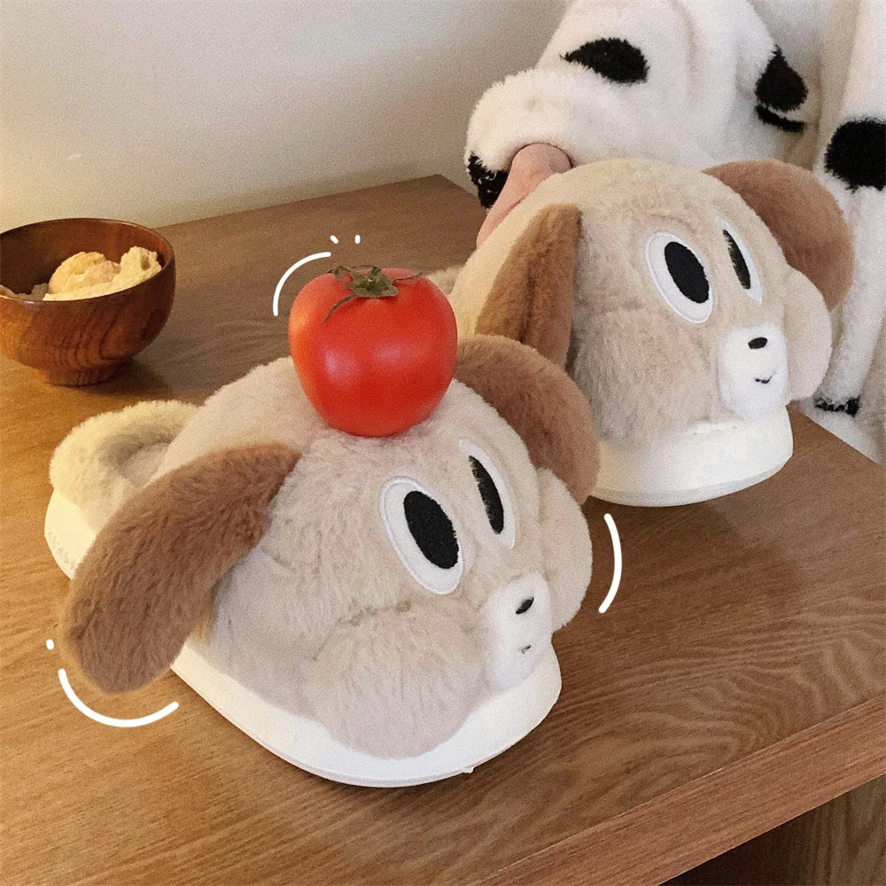 Funny 3D Chicken Cotton Home Slippers Women Ins For Household Indoor Cute And Warm Winter Fur Shoes For Women Home Shoes