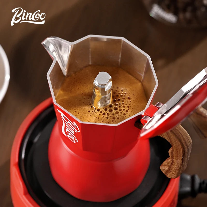 Bincoo Third Generation Double Valve Moka Pot Espresso Pot Household Small Manual Coffee Extraction Machine