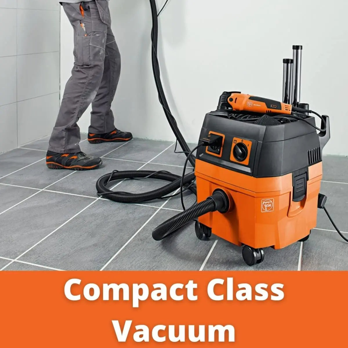 Vacuum Cleaner with Dust Extractor - 5.8 Gallon, 151 CFM Suction Capacity, 98 PSI Static Water Lift - 92035236090