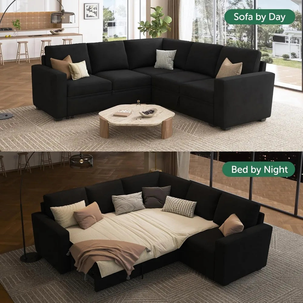 Velvet L Shaped Sectional Couch With Storage Seat Sofas for Living Room Sofa Black Sofy Do Salon Furniture Sectionals Chair Home