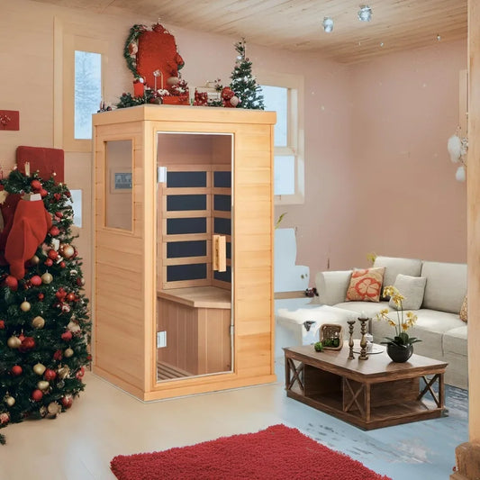 Sauna Infrared,Full Spectrum Infrared Sauna for Home, Indoor Dry Sauna with 4 Heater Panels,Suitable for living rooms