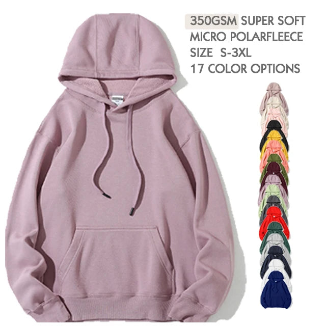 Fleece  hoodie men's Casual Hoodies Pullovers Sweatshirts Men Top Solid Color Hoodies sweatshirt men hoodie fleece hoodie women