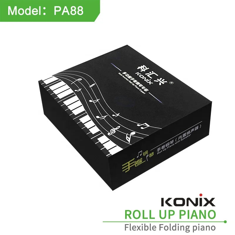 Konix 88 Key Electric Keyboard Piano hand roll piano Educational Supplies Keys promotion Gifts For Medical Student