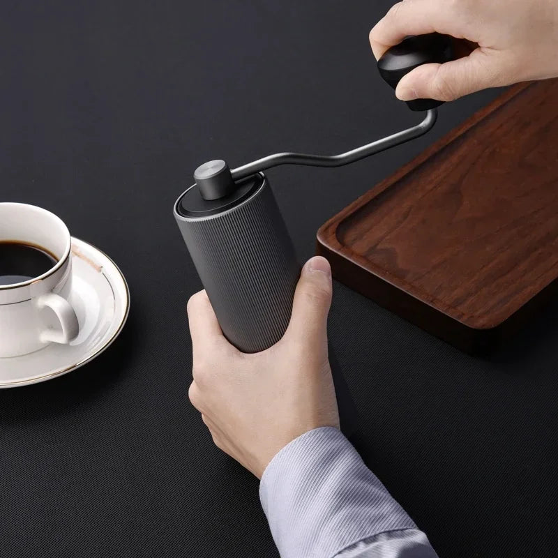 Hand Manual Portable Coffee Grinder,Cranked Bean Grinder, Adjustable Hand Burr Coffee Bean Grinding,Ceramic Core Abrader Machine