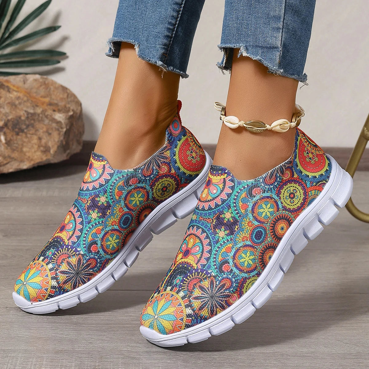 Women Casual Shoes 2024 New Trend Casual Flat Loafers Shoes for Women Spring Autumn Round Toe Fashion Comfortable Sneakers Women