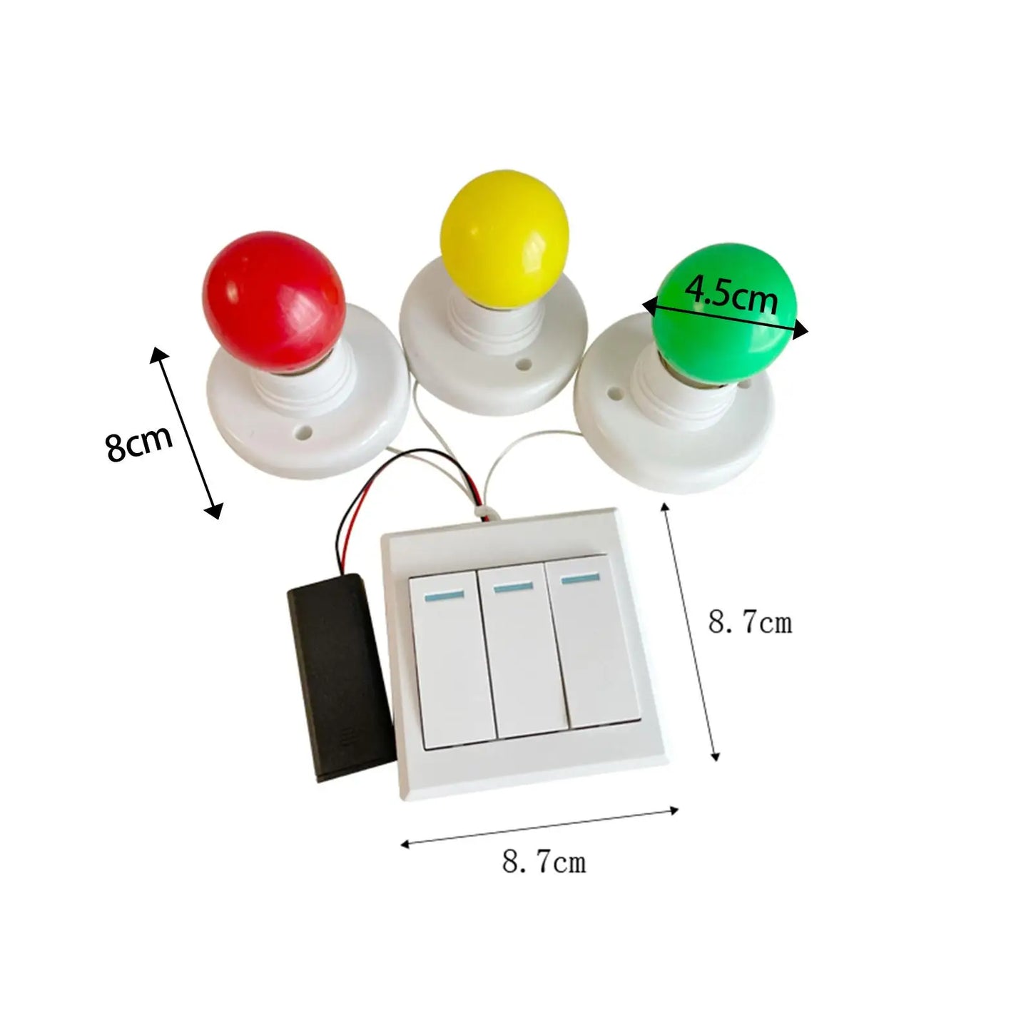 Child Busy Board DIY Parts Switch Control Bulbs Lamps Early Educational Toys