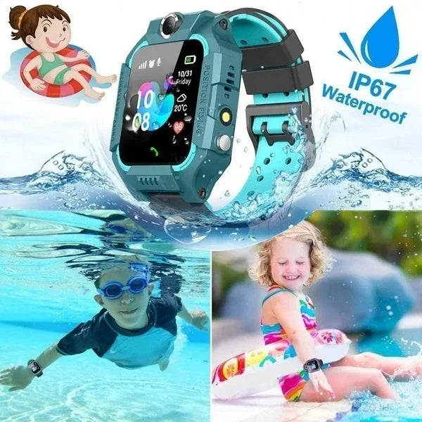 2024 Hot Kids Smart Watch GPS Call Message Card Sim Waterproof Smartwatch For Kids SOS Photo Remote For IOS Android Genuine Gift