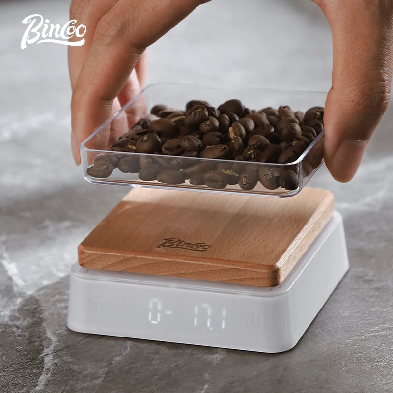 Binoo Coffee Professional Digital Scale Household Small Coffee Scale Professional Sensitive Italian Hand-Brewed Coffee Scale