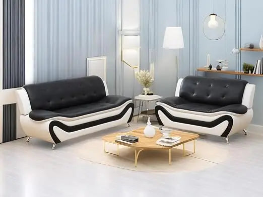 Living Room Leather Couches, Sofa for Bedroom, Apartment, Living Room Furniture Sets, Sofa+Loveseat, Living Room Couch Set