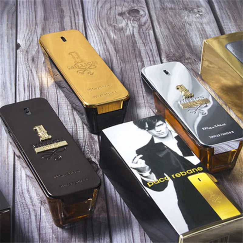 100ml Original Million Gold Hombre Perfume Long Lasting  Spicy Pheromone Cologne Body Spray