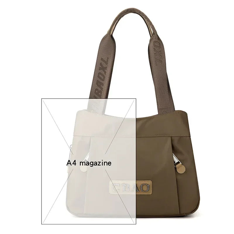 2024 Spring New Tote Bag Shoulder Bag Computer Bags Commuter  Women's Bag Oxford Cloth shopping handbag