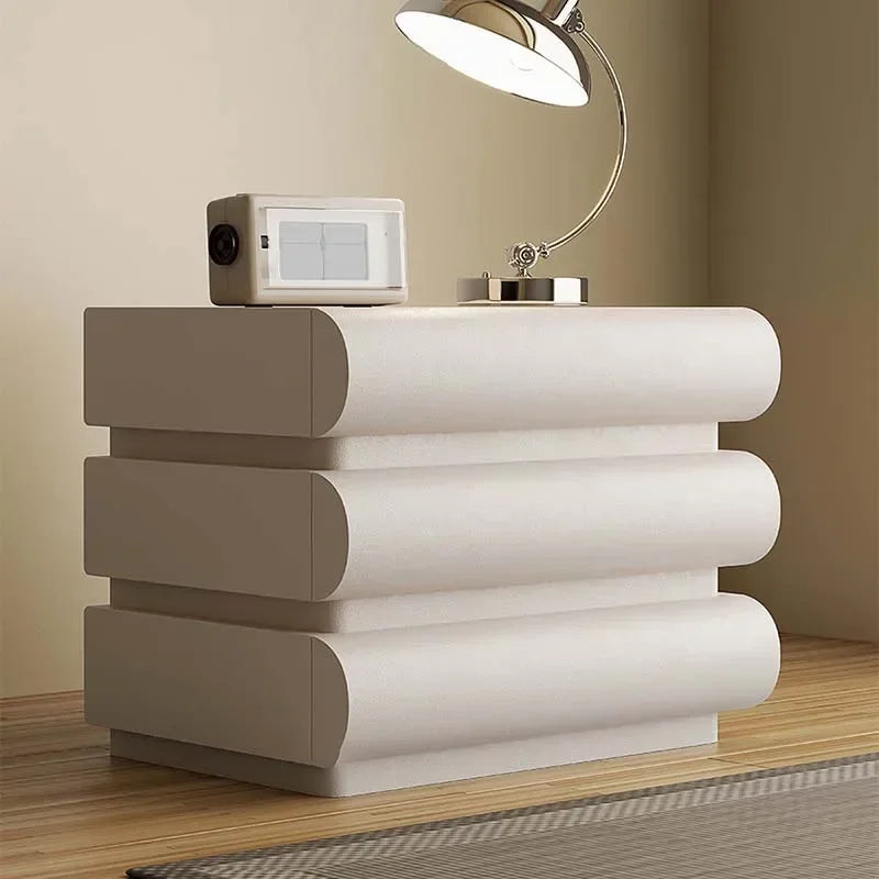 Storage Dressers Bedside Table White Nordic Modern Luxury Drawers Mid Nightstands Century Mobile Mesa De Noche Home Furniture