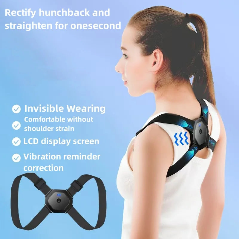 l Xuan Yujin smart sitting posture corrector sensor correction belt adult student anti-hunchback instrument unisex invisible back correction bodysuit slim belt