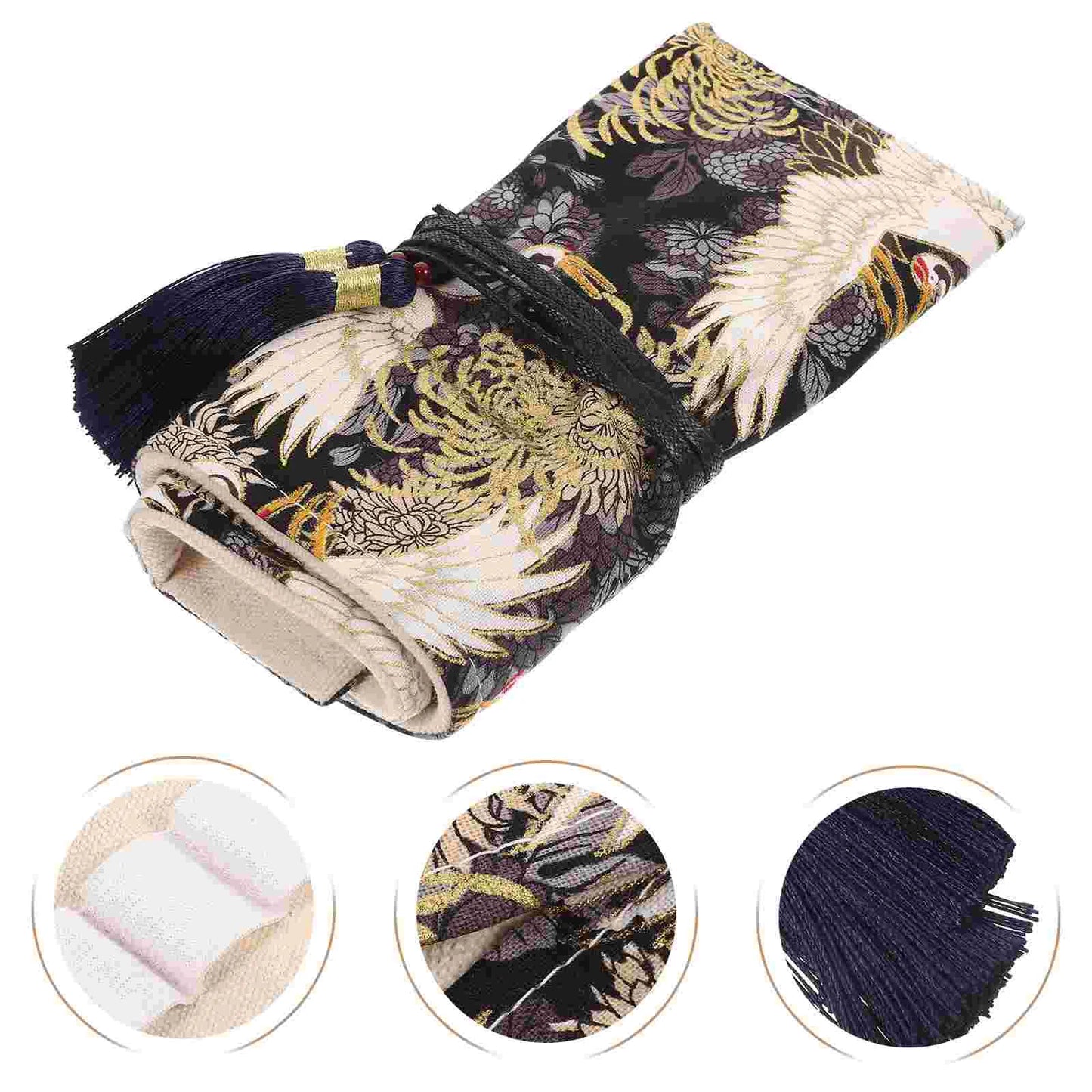 Accessories Foldable Bearded Needle Bag Crochet Hook Tool Organizer Storage Cotton