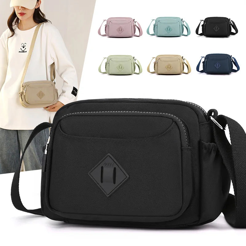 Lightweight Nylon Cloth Bag 2024 Spring New Women's Bag Single Shoulder Crossbody Bag Casual Women's Mom Bag bolsos de mujer