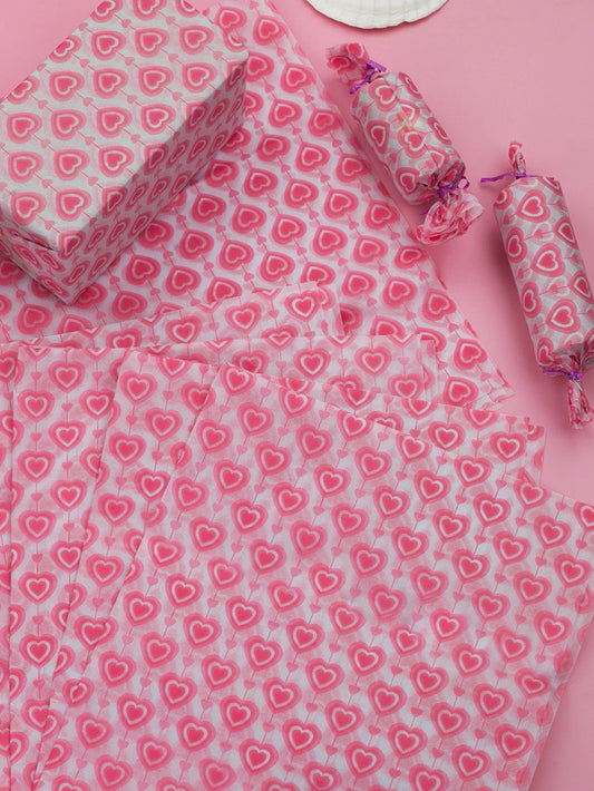 10Pcs/bag Love heart Pink Sydney Paper Gift wrapping paper for Valentine's Day