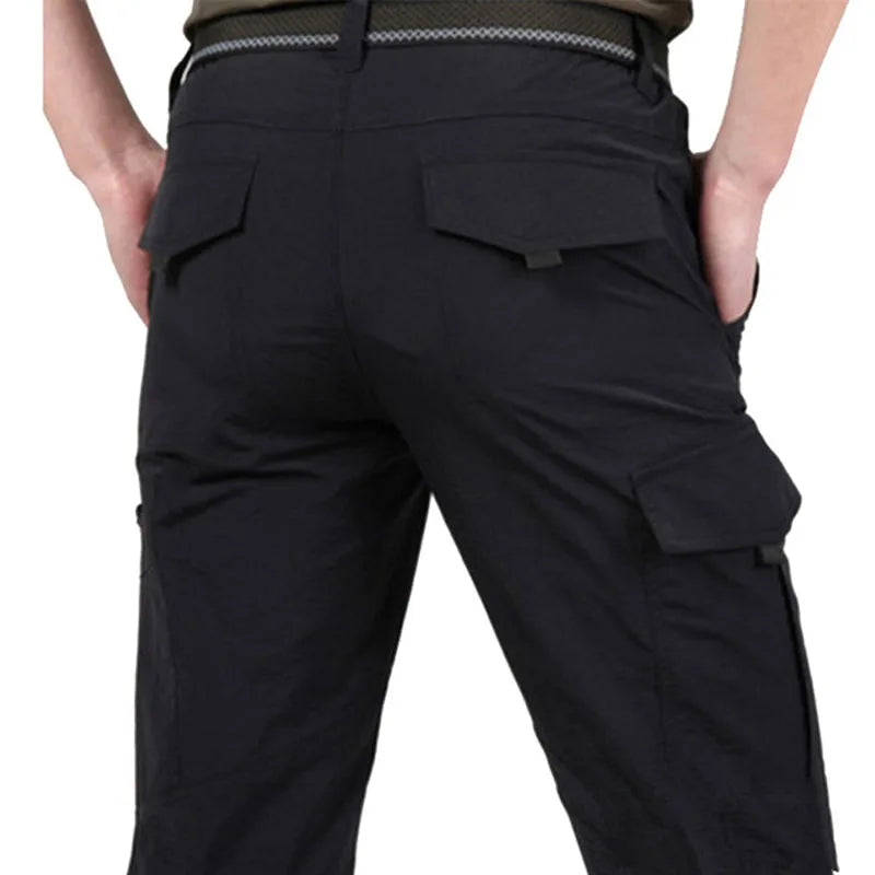 Tactical Military Pants Mens Outdoor Waterproof Breathable Quick Dry Trousers Male SWAT Combat Lightweight Sports Pants Joggers