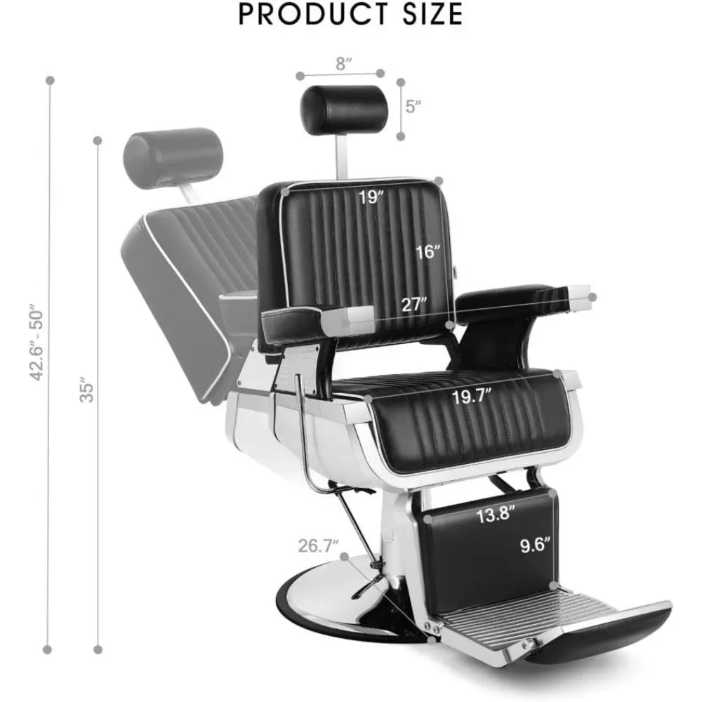 Barber Chair Hydraulic Recline Barber Chairs Salon Chair for Hair Stylist Tattoo Chair Barber Salon Equipment