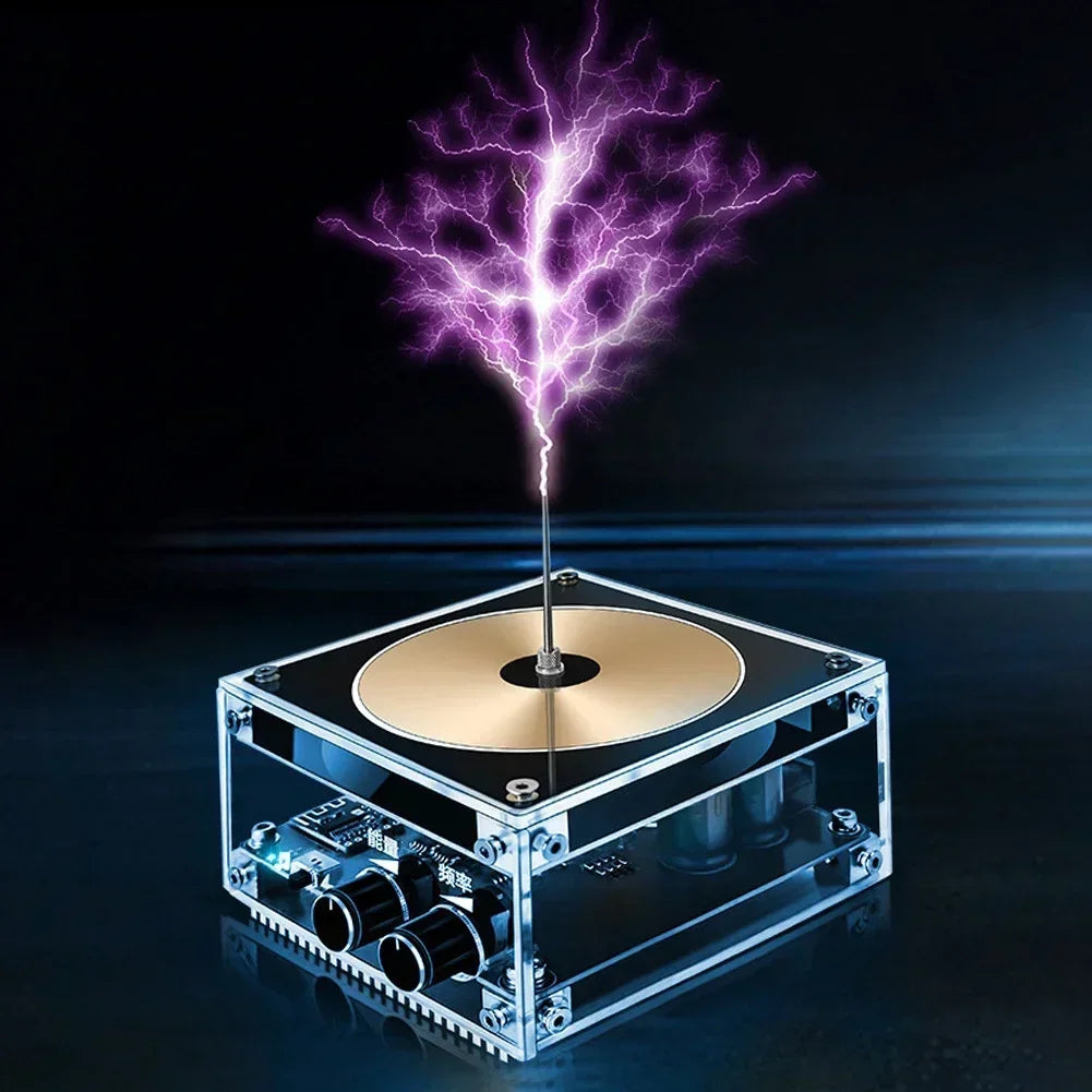 Bluetooth Music Tesla Coil Arc Artificial Lightning Education Experiment Toy Plasma Loudspeaker Wireless Transmission Touchable