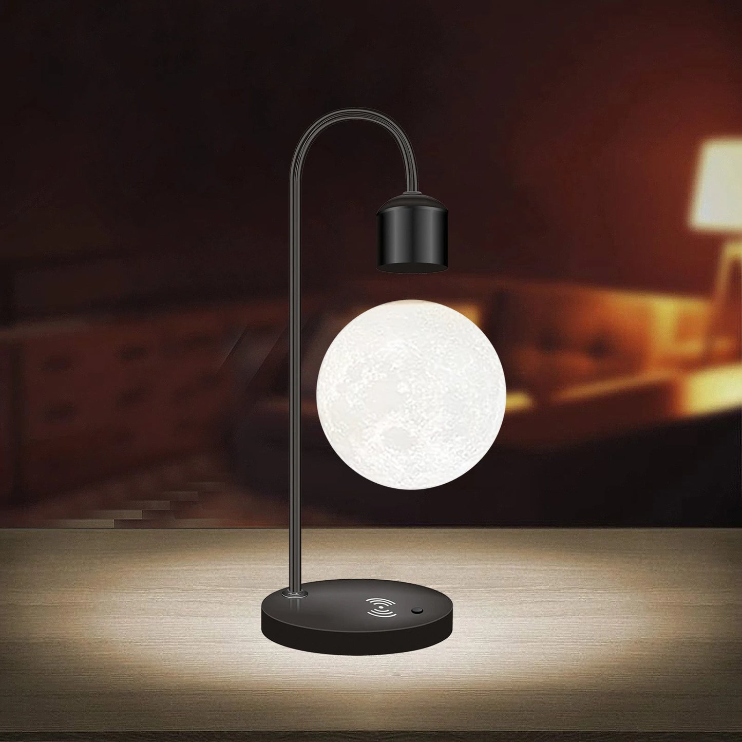 3D Printing Magnetic floating levitating moon lamp creative gift desk lamps  small night lights