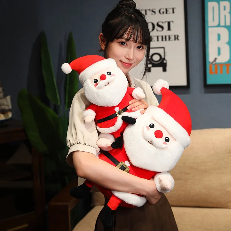 20-50cm Kawaii Hot New Christmas Plush Dolls Pillow Christmas Tree Gingerbread Man Santa Claus Wreath Plush Toys For Girls Gift