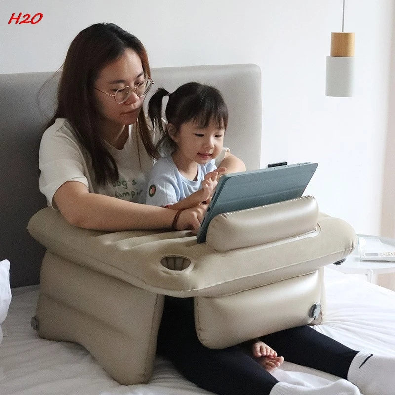 H2O Inflatable Computer Desk Reading Reading Folding Table Home Casual Inflatable Table Portable Desktop Simple Desk Hot New