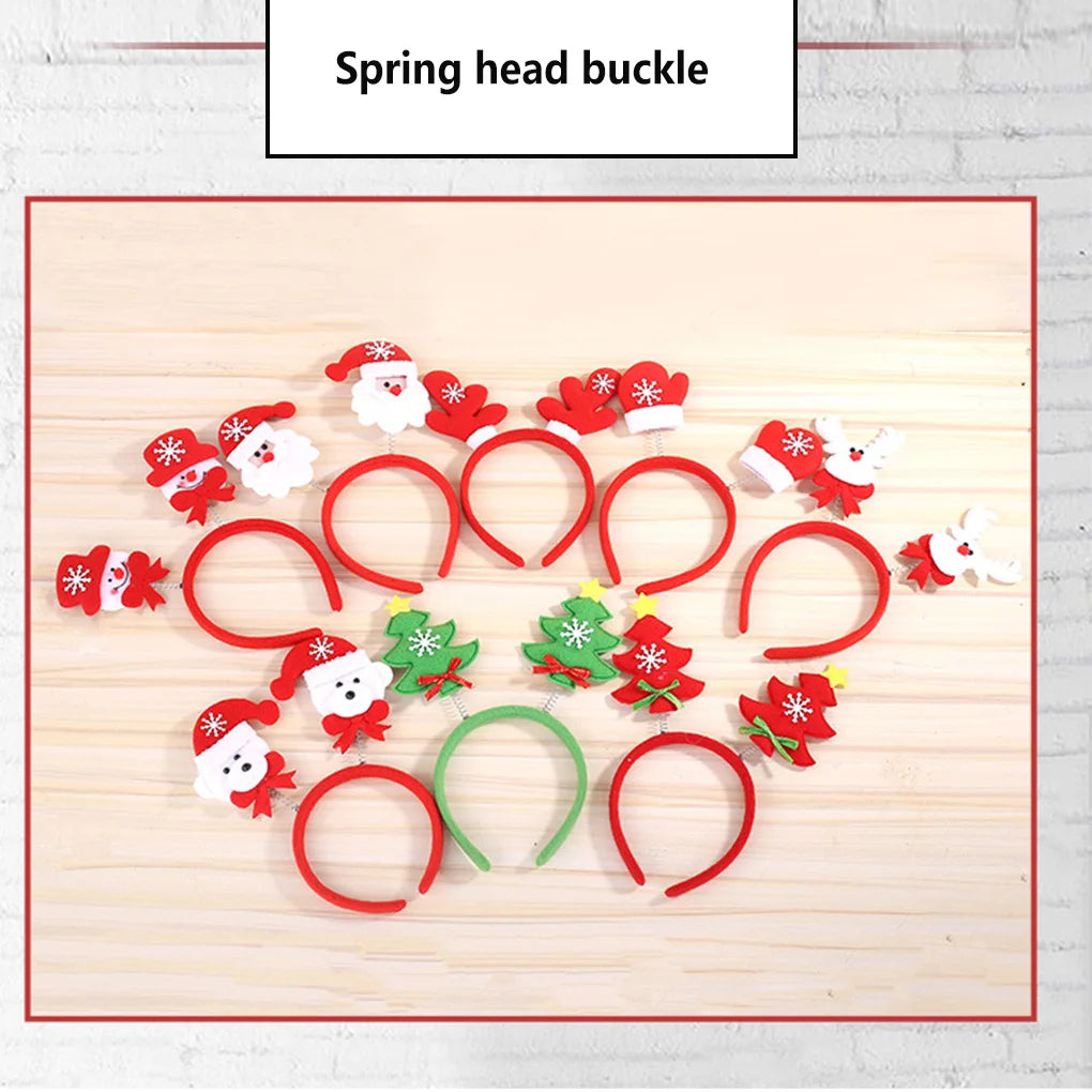 Christmas Antlers Glove Hair Band Universal Headband Adjustable Hoop