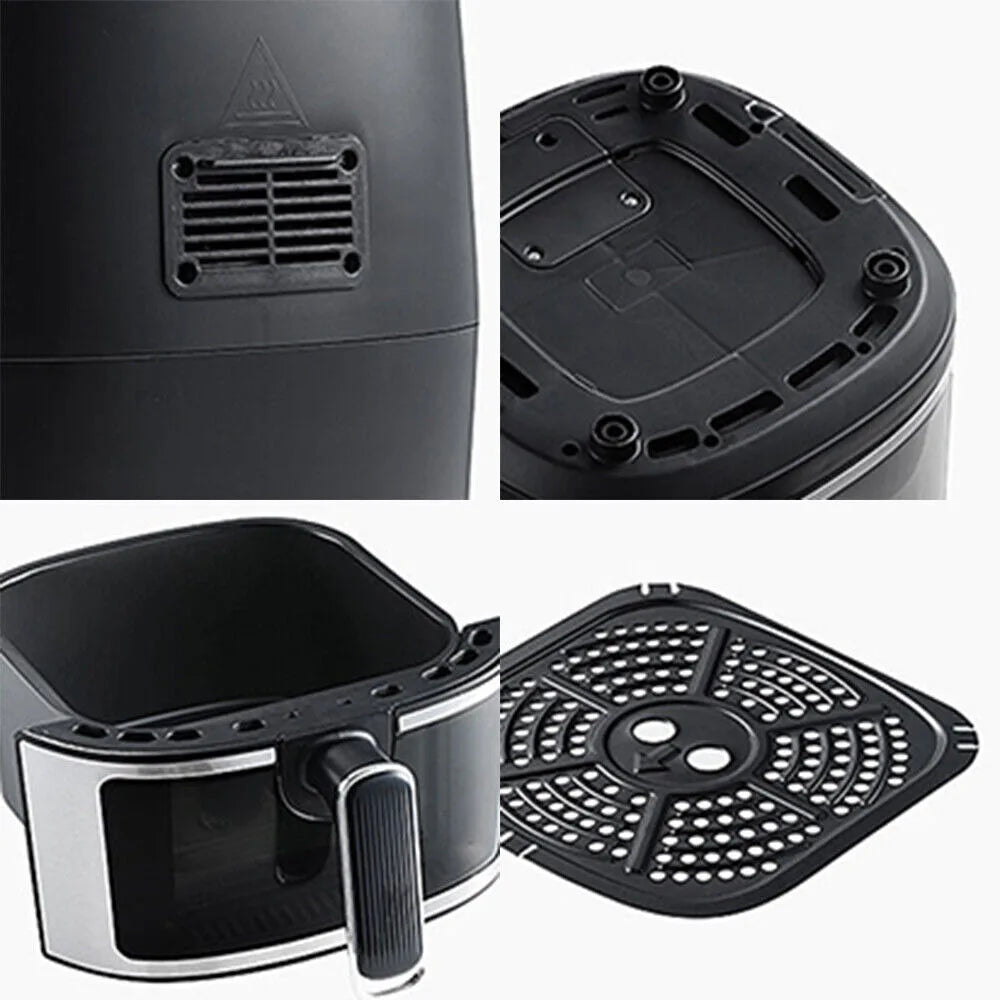 2400W 5L Air Fryer Digital Visible Oven Oil Free Low Fat Healthy Frying Cooker