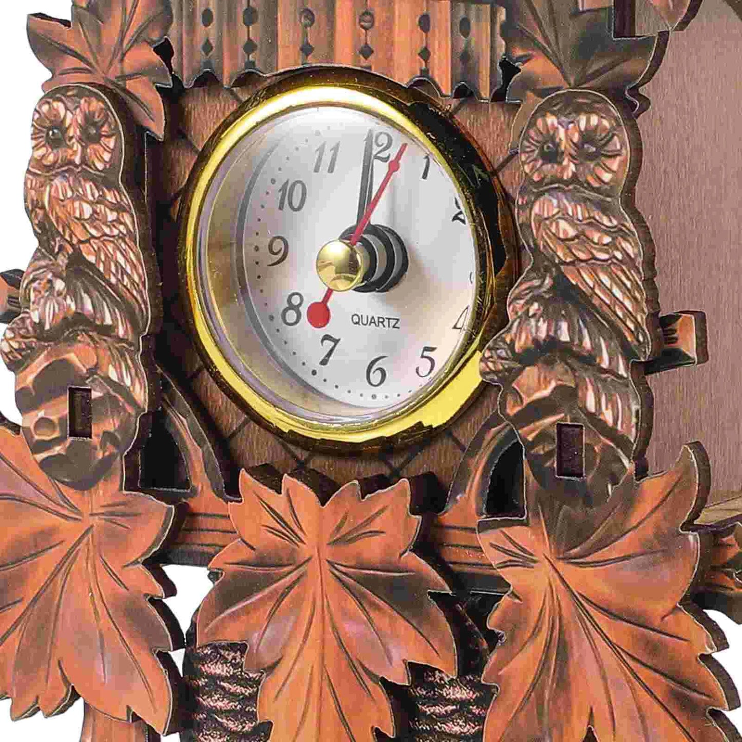 Quartz Home Living Room Cuckoo Office Digital Clock Coo Metal Modern Bird House Shape