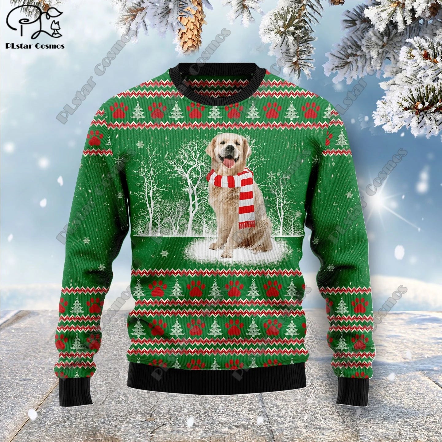 New 3D Printed Animal Custom Series Cute Christmas Pattern Ugly Sweater Street Casual Winter Sweatshirt S-12