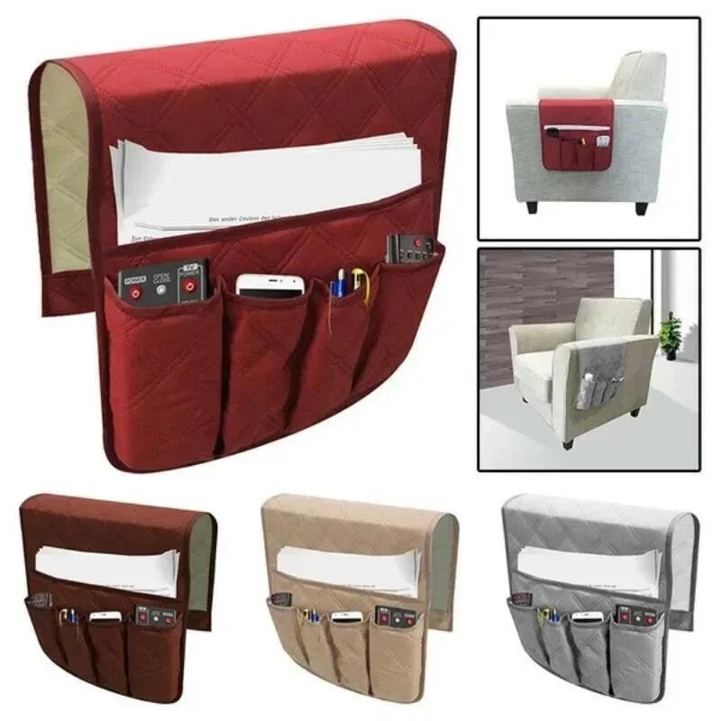 Waterproof Sofa Couch Chair Armrest Organizer Sofa Arm Caddy Tray Tidy Hanging Storage Bag Table Cabinet Pocket for TV Remote