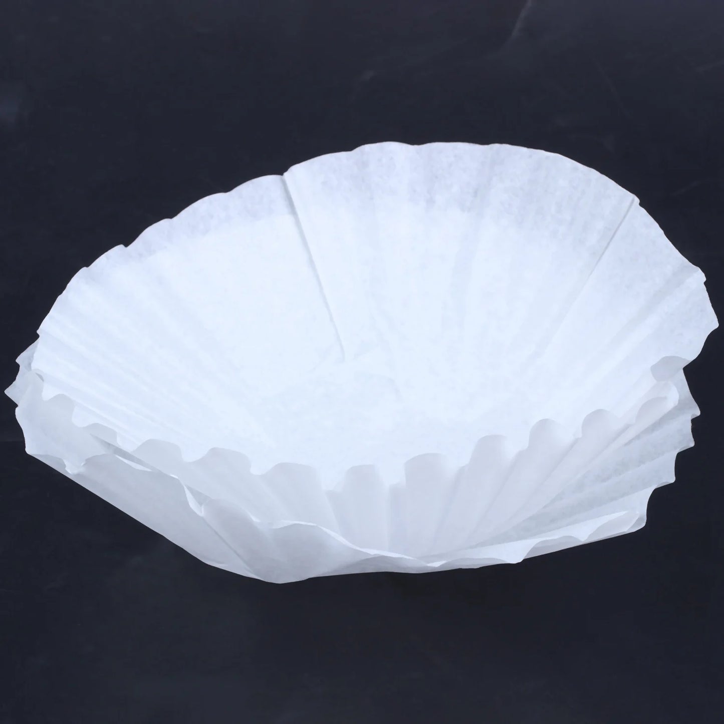 500Pcs 25Cm Sheets American Commercial Coffee Filter Paper Basket Coffee Filters Coffee Ware Coffee Filters (White)