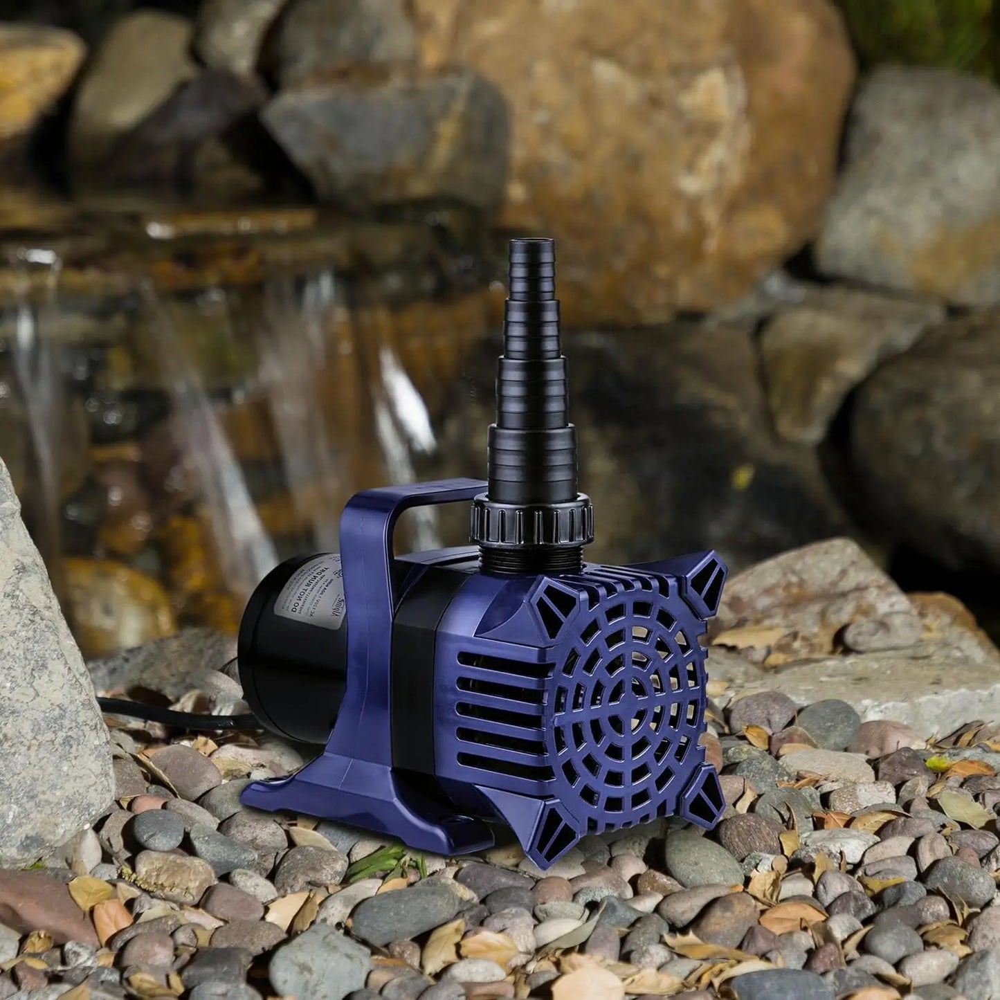 8000 GPH Submersible Water Pump with 33 FT Cord and Adapters for Ponds, Fountains, Waterfalls, and Water Circulation