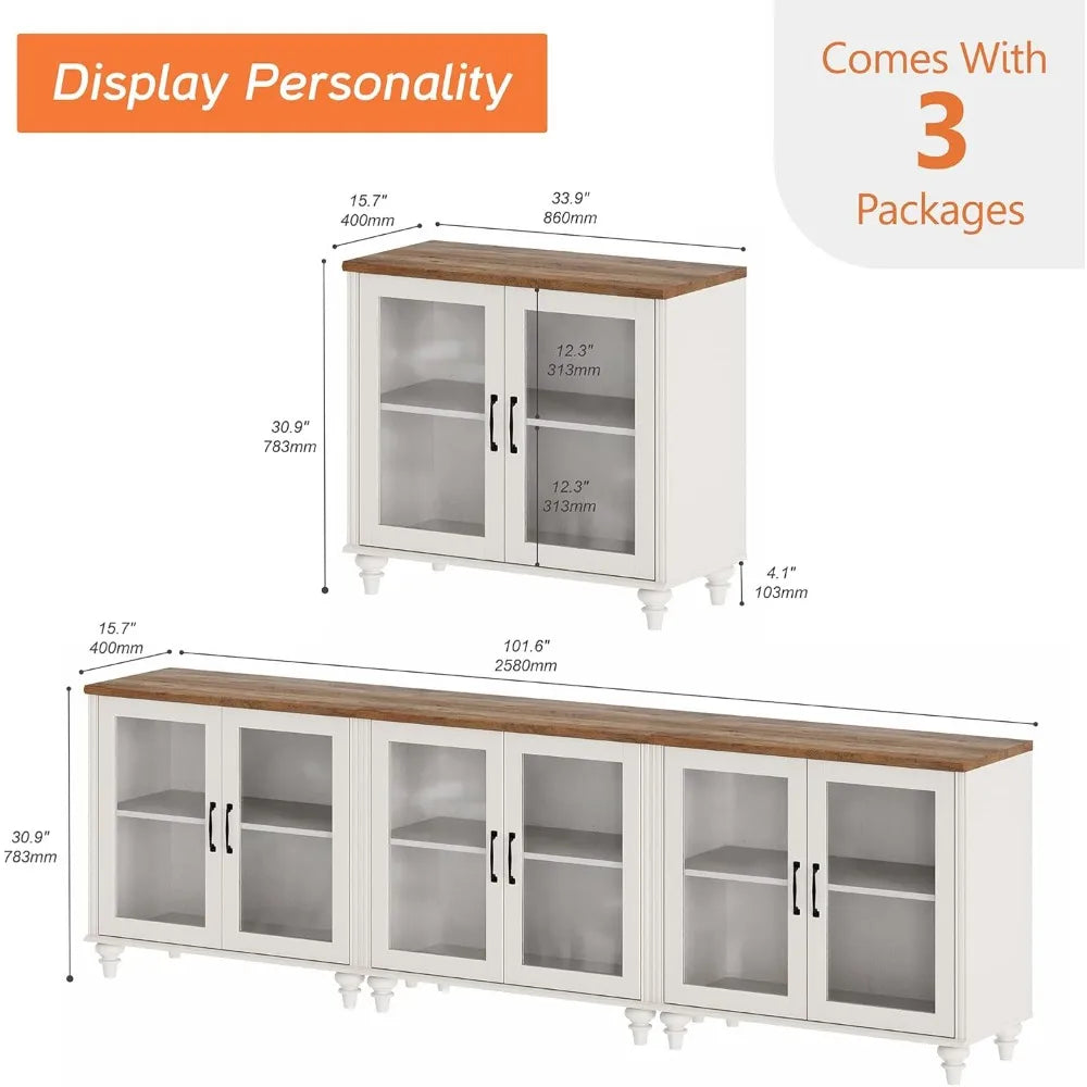 Storage Cabinets for Living Room Sideboard Wood Coffee Bar Tables With Adjustable Shelf Armoires De Salon White Cabinet the Home