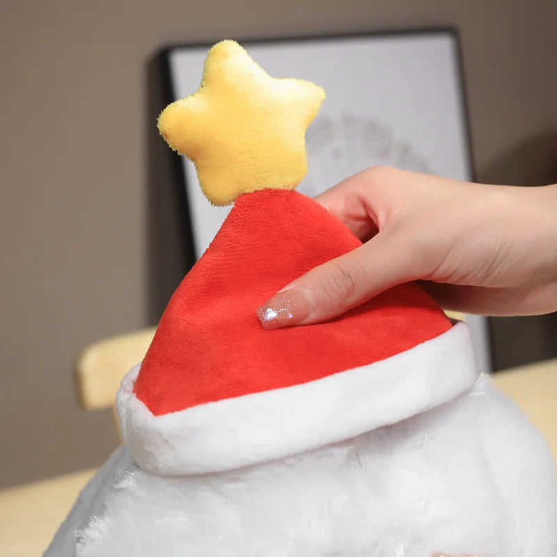 45CM Creative Luminous Music Santa Claus & Gingerbread Man Plush Toys Versatile Christmas Series Doll Pillow for Children Girls