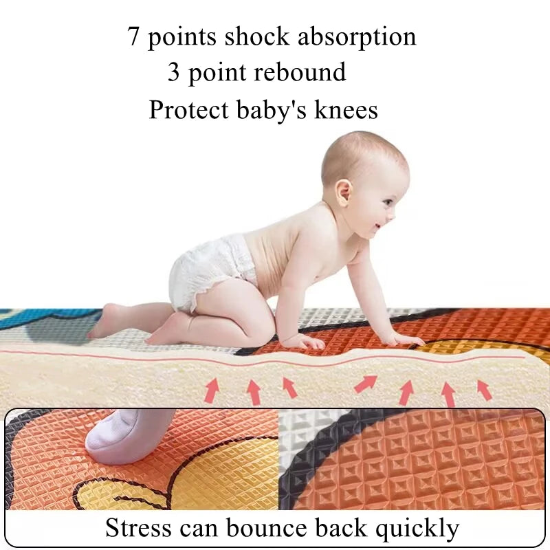 Non-toxic New EPE Environmentally Thick Baby Crawling Play Mat Folding Carpet Play Mat for Children's Mat Safety Kid Rug Playmat