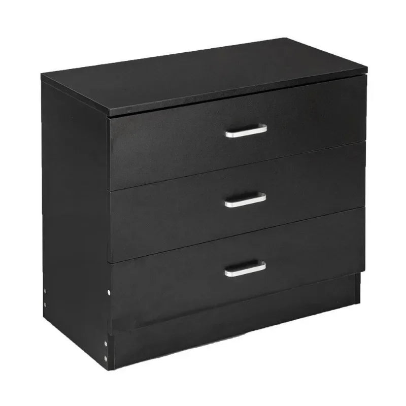 3 Drawers Nightstand End Table Small Chest Dresser Storage Bedroom Cabinet