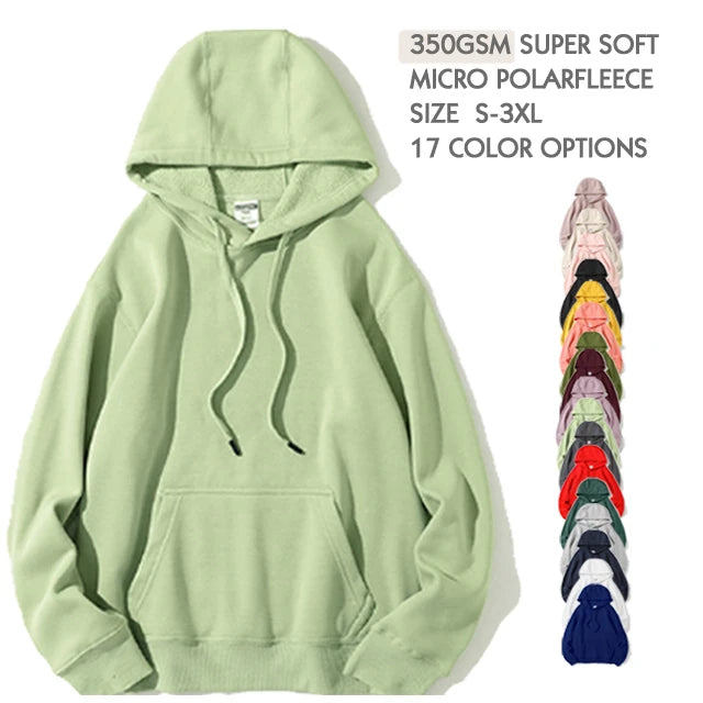 Fleece  hoodie men's Casual Hoodies Pullovers Sweatshirts Men Top Solid Color Hoodies sweatshirt men hoodie fleece hoodie women