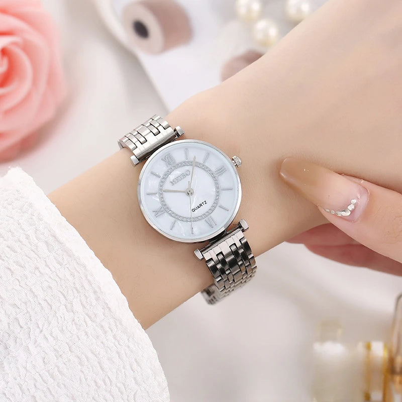 Luxury Crystal Women Bracelet Watches Top Brand Fashion Diamond Ladies Quartz Watch Steel Female Wristwatch Montre Femme Relogio