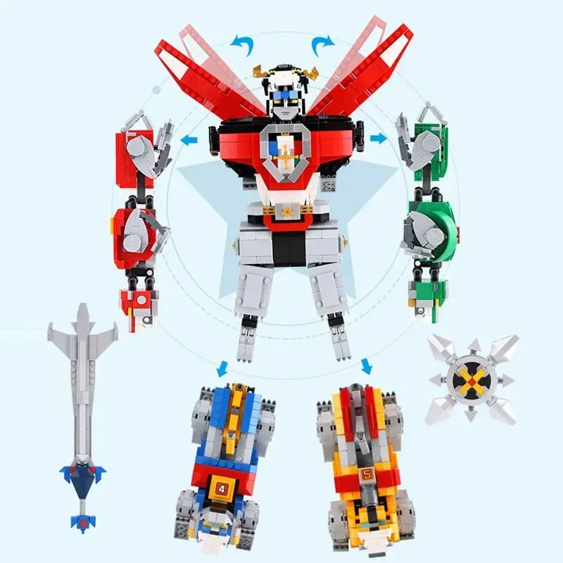 HOT TOY 2334Pcs Ideas  Voltron Defender of The Universe Model Education Model 21311 Building Block Christmas Gifts For Children