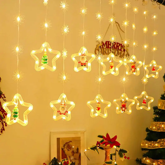 Christmas Wish Ball LED Fairy Curtain Light String Wedding Holiday Garland Lamp for Home Room Party Decoration Navidad