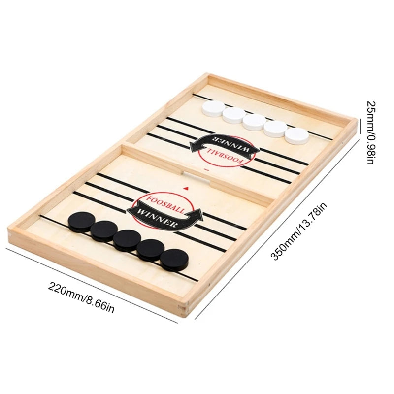 Fast Sling Pucks Game Paced Table Hockey Indoor Game Interactive Chesses Toy Desktop Funny Battle Game for Kid