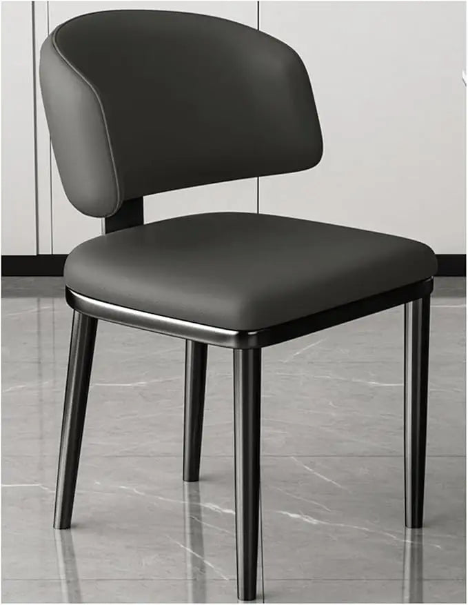 Dining chair，Upholstered Dining Chairs Modern Kitchen Dining Room Chairs with Curved Back,Upholstered Armless Side Chair