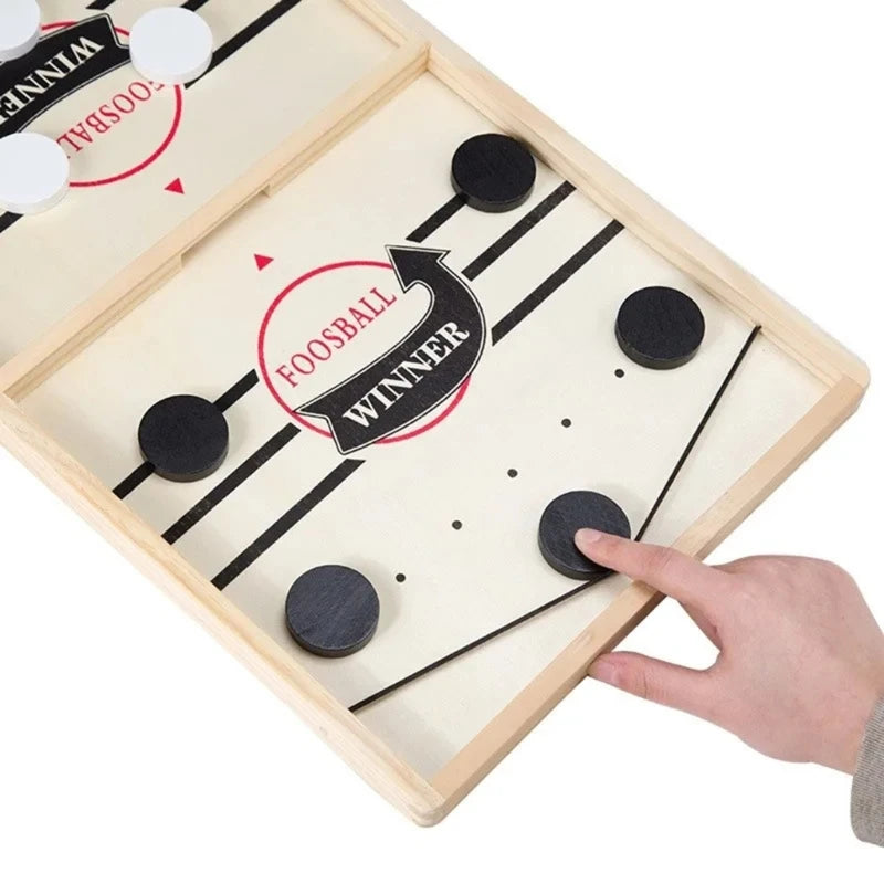 Fast Sling Pucks Game Paced Table Hockey Indoor Game Interactive Chesses Toy Desktop Funny Battle Game for Kid